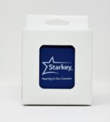 Seventeen boxed as new Starkey Summit BTE Power Plus 13 Hearing Aids in Sterling.