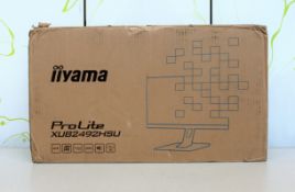 A boxed as new Iiyama Prolite XUB2492HSU 23.8