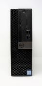 A pre-owned boxed Dell OptiPlex 7070 SFF desktop PC with Intel Core i7-9700 CPU, 16GB RAM and
