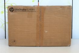 COLLECTION ONLY: A boxed as new HP EliteDisplay E243m 23.8