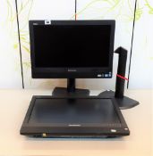 Two pre-owned Lenovo ThinkCentre M92Z all-in-one PCs each with Intel Core i5-3470S CPU, 8GB RAM