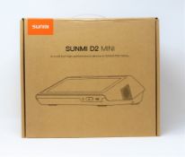 COLLECTION ONLY - SOLD FOR PARTS: Eight boxed as new Sunmi D2 Mini Desktop Android POS System (M/