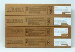 Nineteen boxed as new toner cartridges for Sharp Printers; 11 x MX-61GTBA Black, 6 x MX-60GTMA