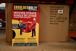 Six boxed as new Shoulder Dolly Moving Straps.