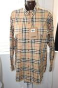 An as new Burberry Turnstone shirt in vintage check (EU 40 - RRP £390).