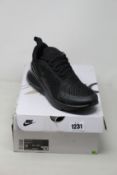 A pair of as new Nike Air Max 270 (UK 8).