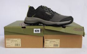 Two pairs of men's as new Keen Explore Vent shoes (UK 10).