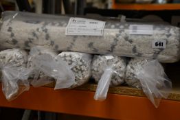 Ten as new Liv Interior organic cotton shaggy rugs, morocco (60cm x 90cm).