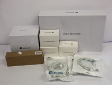 A quantity of as new Bascom products to include: a Bascom camera Plus (XD50S-B), a 4-channel