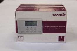 Three Secure H37XL Channel Plus Programmer Thermostats Series 2.