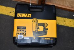 An as new DeWalt air pneumatic brad nailer (DPN1850PP).