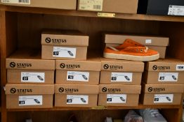 Ten pairs of as new Status Made In Spain shoes (All 37,38).