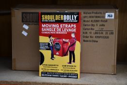 Six boxed as new Shoulder Dolly Moving Straps.