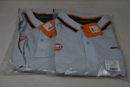 Three as new McLaren Gulf Classic polo shirts (XL - RRP £57 each).