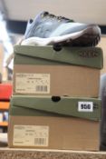 Two pairs of men's as new Keen Explore Vent shoes (UK 9, 9.5).