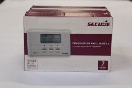 Three Secure H37XL Channel Plus Programmer Thermostats Series 2.