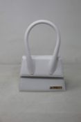 An as new Jacquemus Le Chiquito Moyen bag in white (RRP £440).