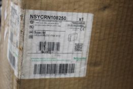 A pre-owned Schneider Electrical Special CRN Series wall box (NSYCRN108250).