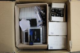 A large quantity of as new Edda Nails & Beauty gel polishes and related to include EC21 Nude, EC23