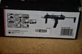 A boxed as new Heckler & Koch MP7 A1 gas airsoft gun (Item no. 2.5970X) (Over 18s only).