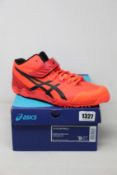 A pair of as new Asics Javelin Pro trainers (UK 8).