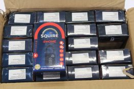 Twenty boxed as new Squire Weathershield Combi CP40 Padlocks.