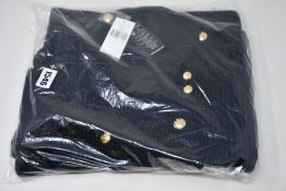 A men's as new Ralph Lauren shawl neck cardigan in black (L).