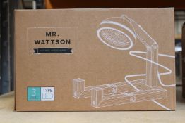A boxed as new Piffany Copenhagen Mr. Wattson Table Lamp - Red Dream.