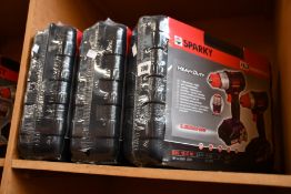 Three boxes of as new Sparky professional heavy duty drill sets.