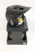A boxed as new Fox Dropframe Pro helmet in Black (EAN: 191972424199).