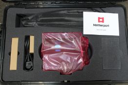 An as new Matterport MC250 professional 3D camera for 360 degree image capturing for real estate,