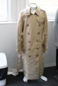 A women's as new Burberry Kensington trench coat (UK 4 - RRP £1,790).