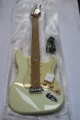 An as new Jet JS-300 Electric Guitar in Olympic White.