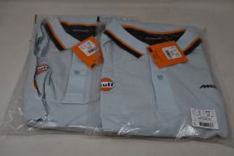 Three as new McLaren Gulf Classic polo shirts (XL - RRP £57 each).