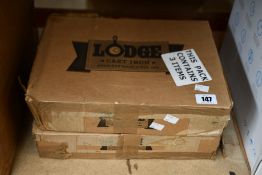 Six boxed as new Lodge L8SK3 10.25