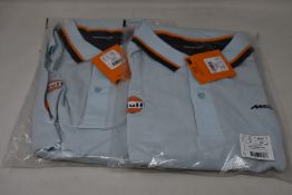 Three as new McLaren Gulf Classic polo shirts (XL - RRP £57 each).