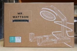 A boxed as new Piffany Copenhagen Mr. Wattson Table Lamp - Red Dream.