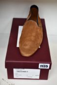 A pair of as new John Lobb Shore suede shoes (7.5 - RRP £690).