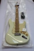 An as new Jet JS-300 Electric Guitar in Olympic White.