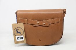 Two as new Ashwood Leather medium cross body bags (63009 - RRP £70 each).