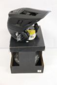 A boxed as new Fox Dropframe Pro helmet in Black (EAN: 191972424199).