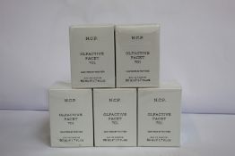 Five as new N.C.P. Olfactive Facet 701 Leather & Vetiver eau de parfum (5 x 50ml).