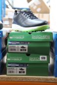 Two pairs of as new Skechers Go Golf Torque-Pro (UK 9, 9.5).