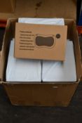 Twelve boxed as new Immek neck and shoulder massage pillows.