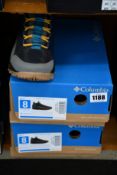 Two pairs of men's as new Columbia Flow Borough Low (UK 7).