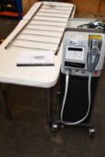 A Crystal Clear Skin Care C100 Series 2 IPL machine on wheeled stand (Minimal usage since