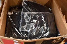 A quantity of women's as new Seventh Trucker trousers in night black (Assorted sizes - 24 pairs).