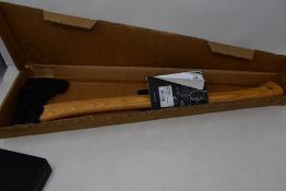 A boxed as new Hultafors ABY Forest axe.