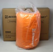 Three as new Bessport sleeping bags.