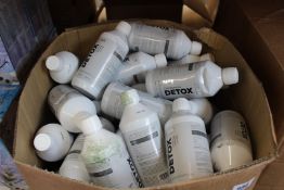 A large quantity of Lab One Chlorophyll Liquid Detox, Spirulina, Chlorella, Lacuma (Approximately 40